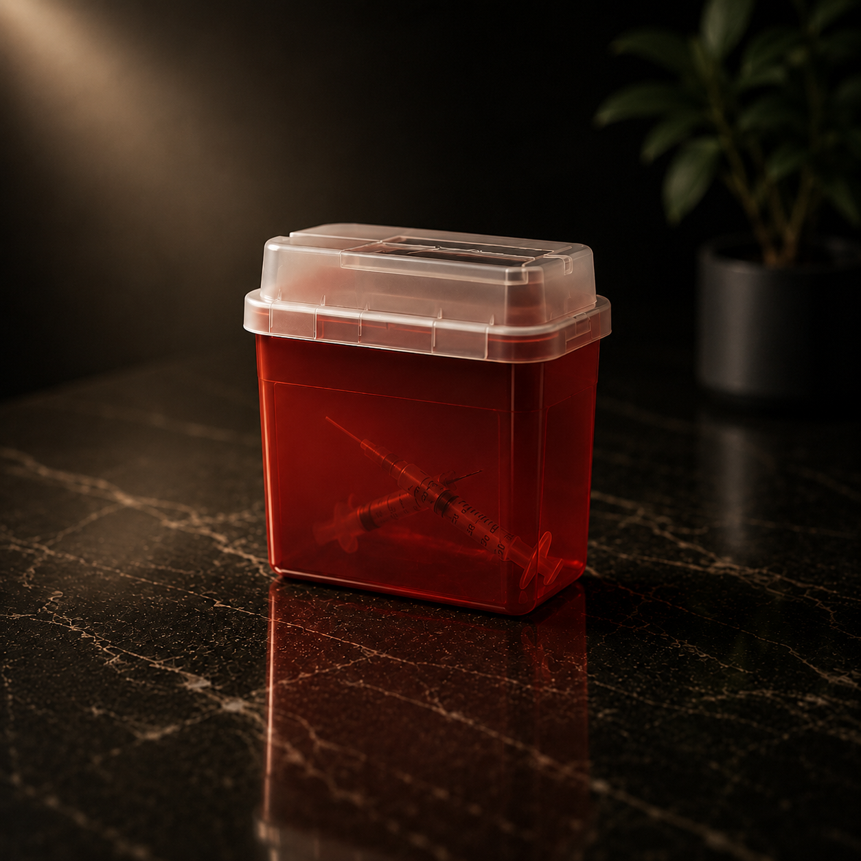 Sharps Disposal Container